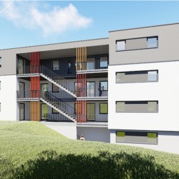 Baubeginn eines MFH mit 11 Wohneinheiten in Talheim